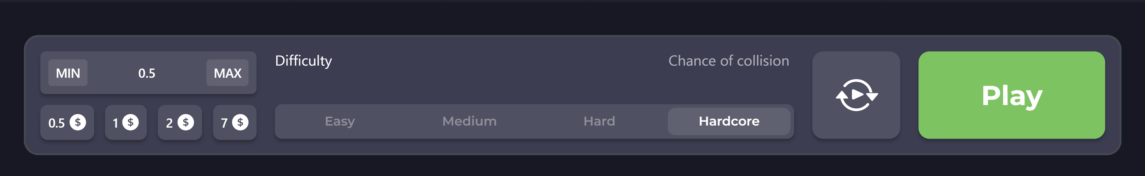 Hardcore difficulty